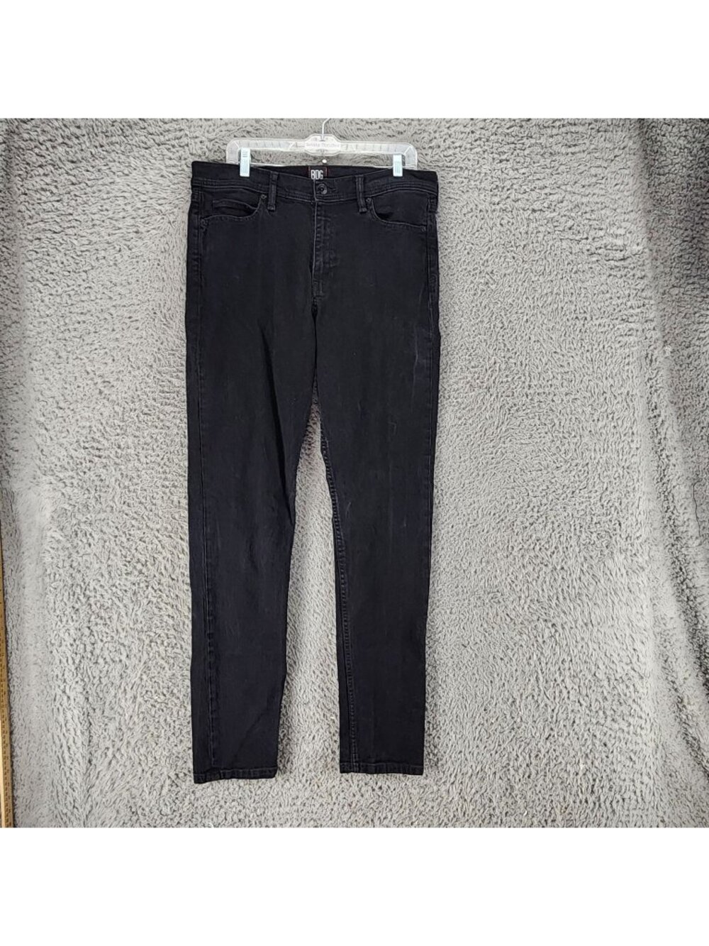 Urban Outfitters Jeans Mens 36x34 BDG Black Stretch High Rise Skinny